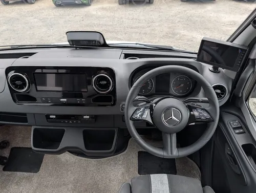 2026 Auto-Sleepers Bourton | Cab - Steering Wheel, Centre Console & Reversing Camera Screen